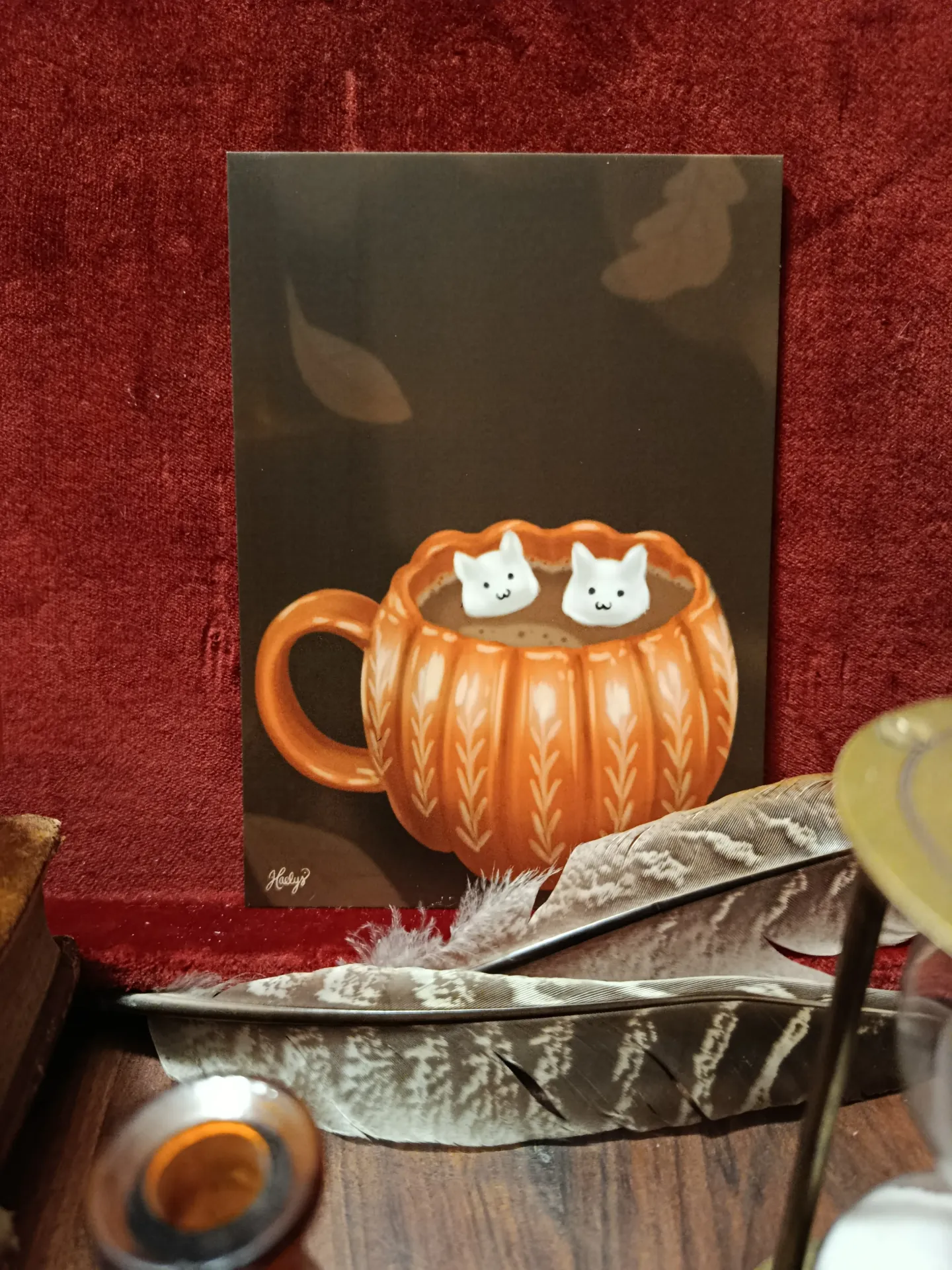 Chat'mallow - carte postale A6