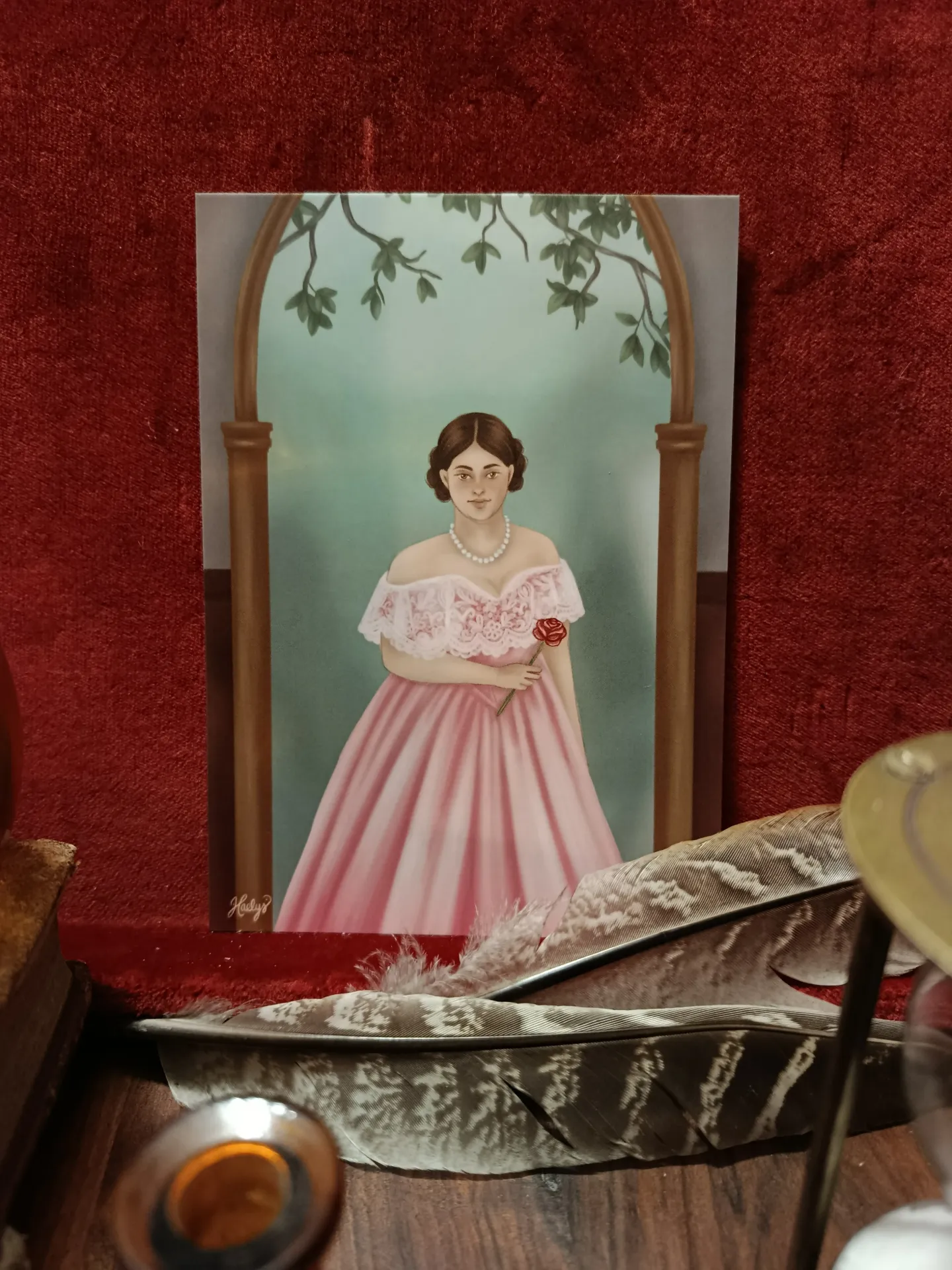 La Gardienne - carte postale A6